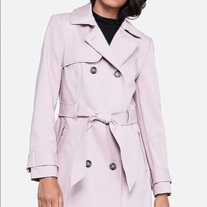 Express Classic Double Breasted Trench Coat